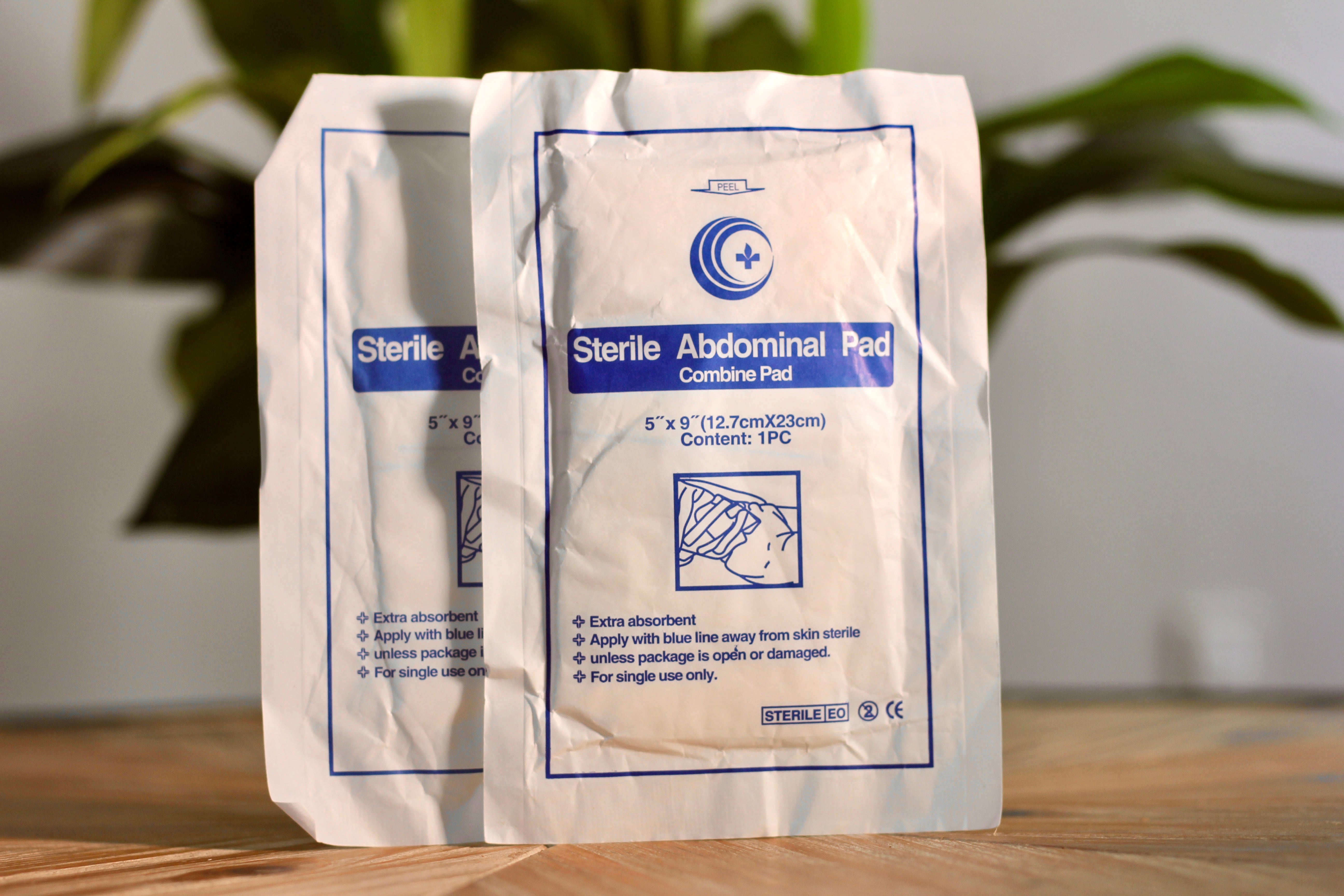 Sterile Abdominal Pads, Sterile 5" x 9" (36 Each)