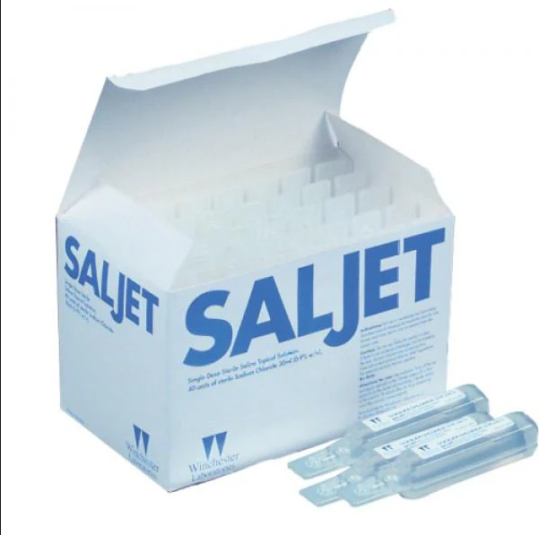 Saljet Saline Sterile Solution - Single dose 30 ml
