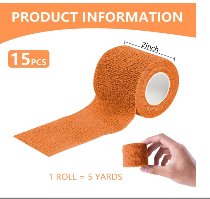 Self-Adherent Elastic Bandage Wrap – 1-Inch and 2-Inch Variants
