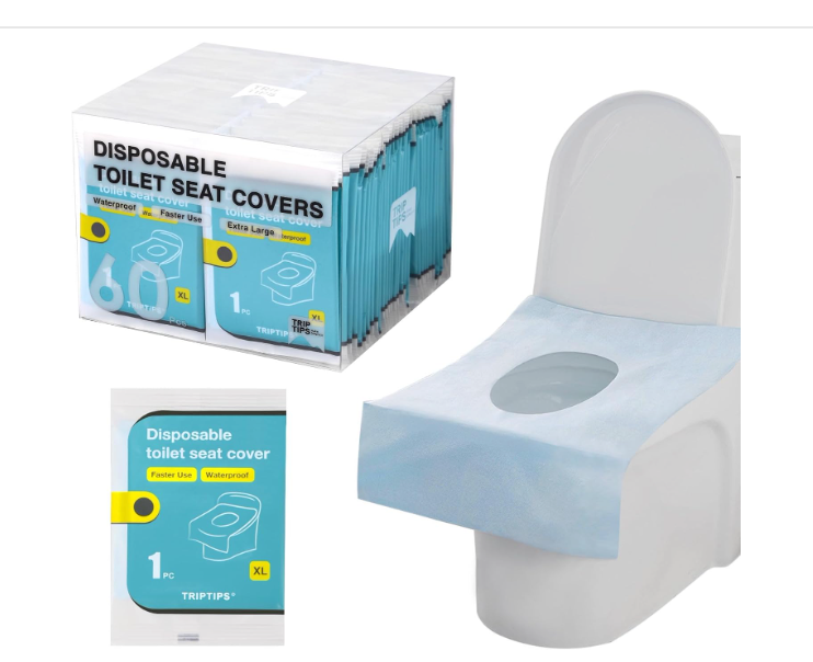 TRIPTIPS Toilet Seat Covers Disposable Travel