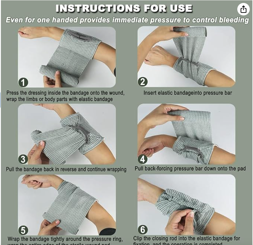 4-Inch Trauma Dressing: Your Essential Lifesaver on the Go