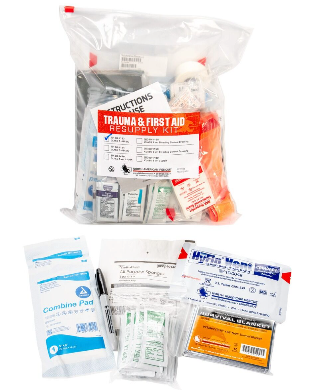 Trauma and First Aid Resupply Kit - Class A