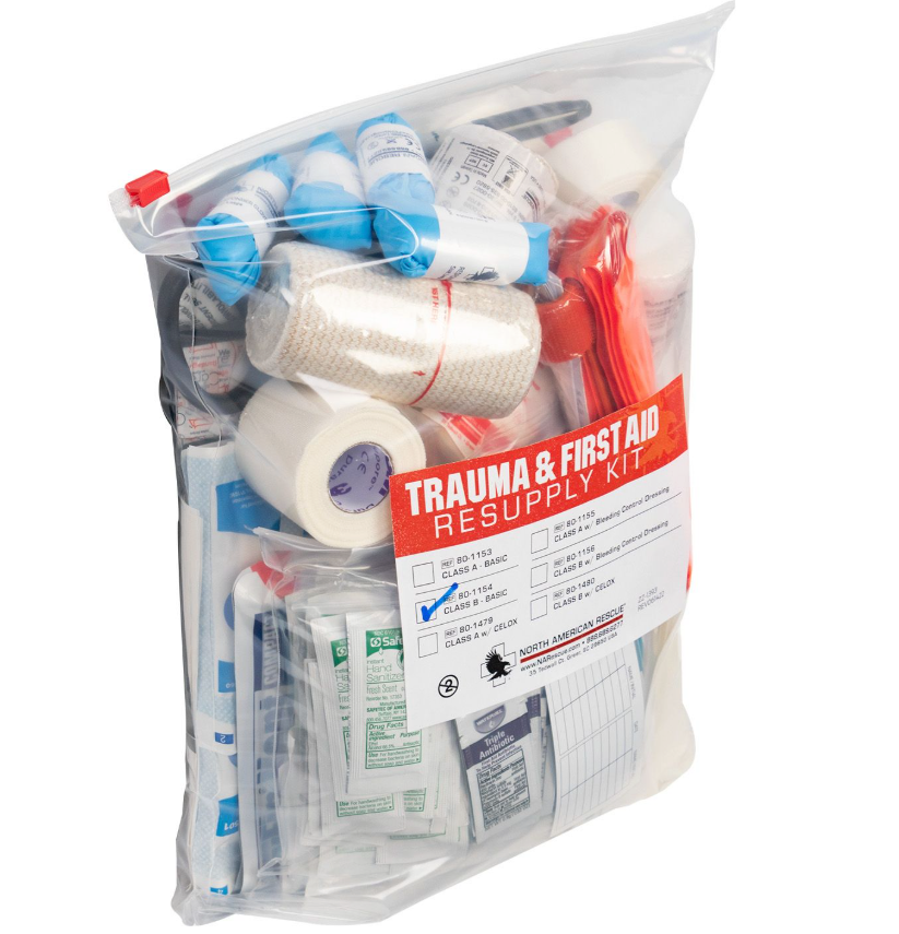 Class B Trauma &amp; First Aid Resupply Kit – North American Rescue