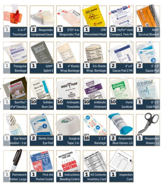 Trauma and First Aid Kits (TFAK) Hard Case - Class A