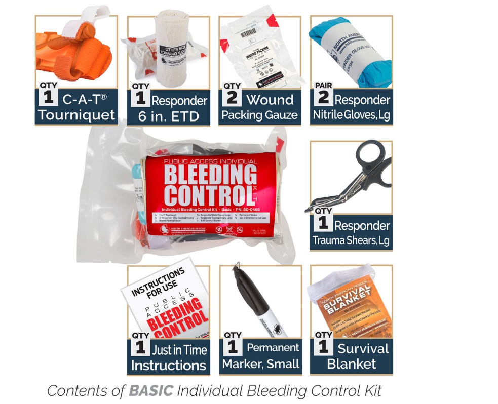 North American Rescue® (NAR) Public Access Bleeding Control (PABC) Station – Item 80-1083