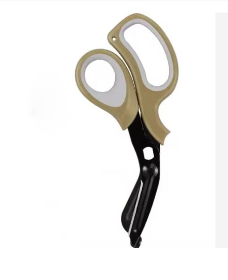 Trauma Shears, 6 in 1 Foldable Emergency Response Scissors,Stainless Steel Collapsible Scissors Pliers