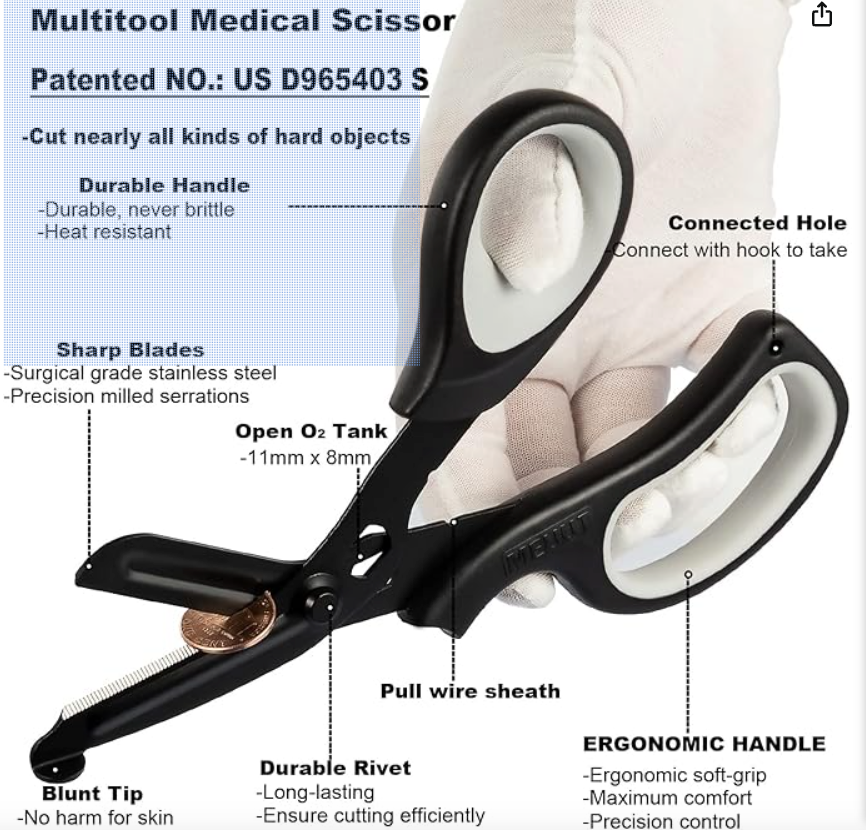 Medical Scissors Trauma Shears-2 Pack
