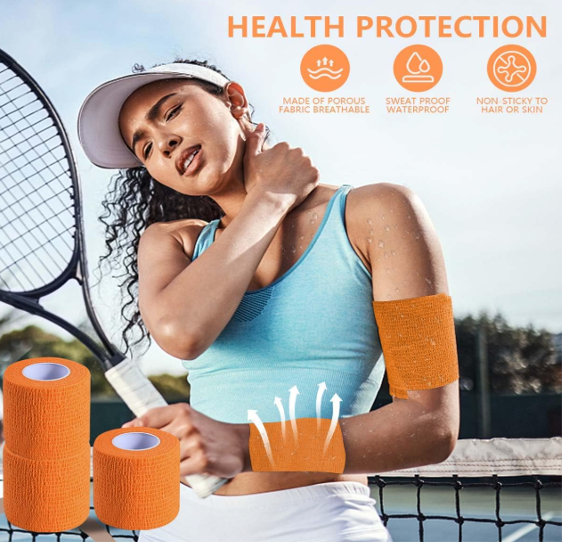 Self-Adherent Elastic Bandage Wrap – 1-Inch and 2-Inch Variants