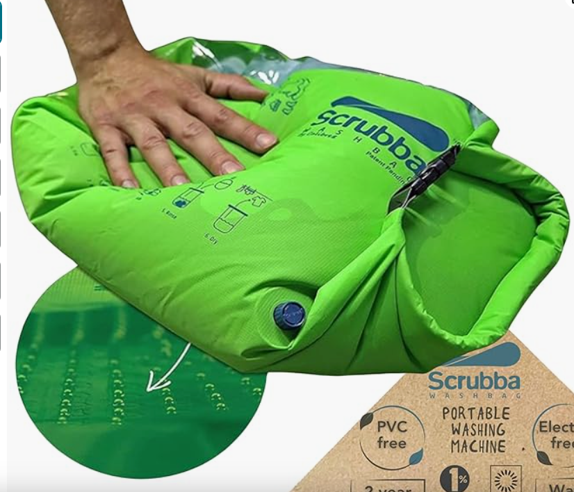 Scrubba Wash Bag, The World’s Smallest Portable Washing Machine