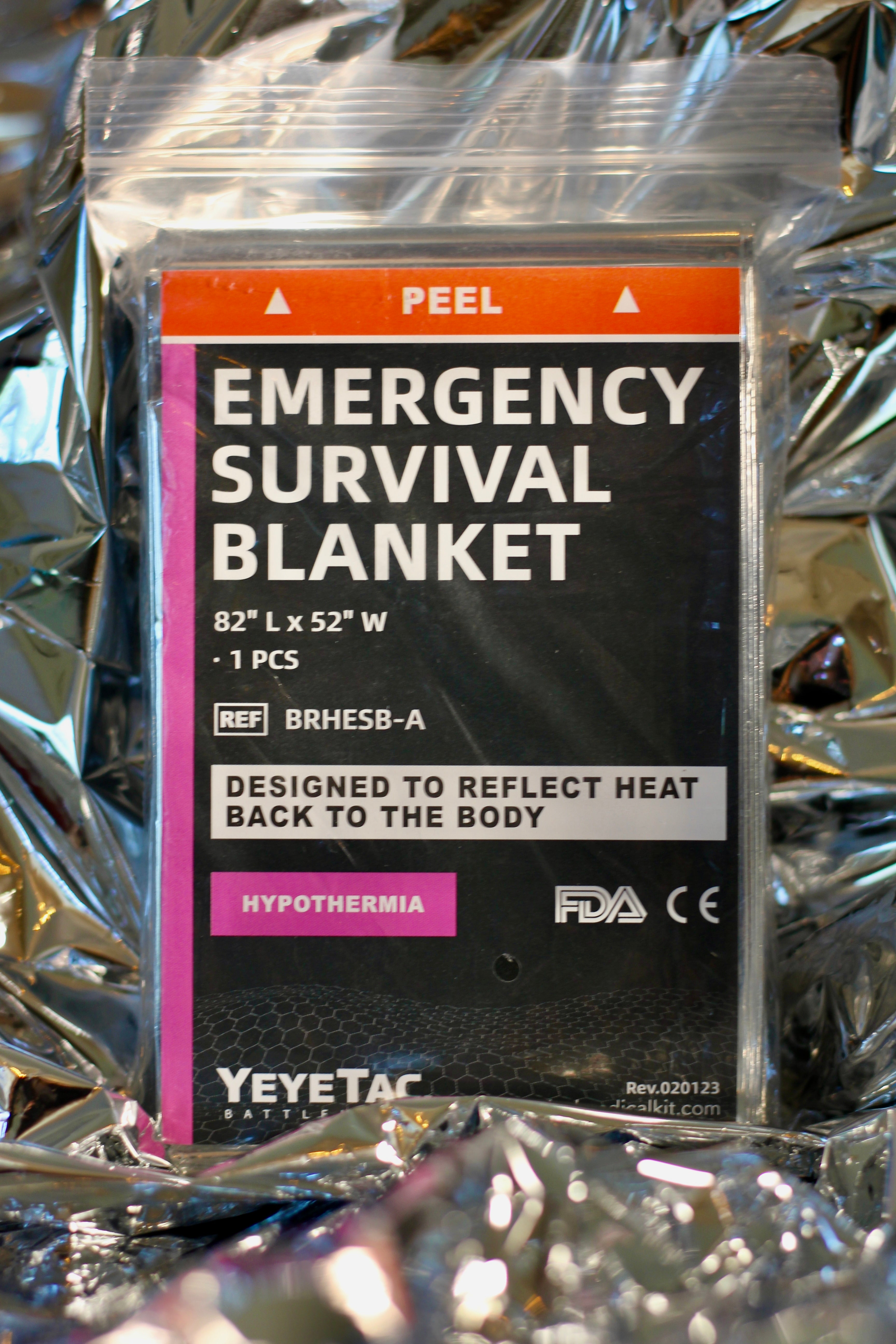 Emergency Survival Foil Blanket – 10 Pack / 20 Pack