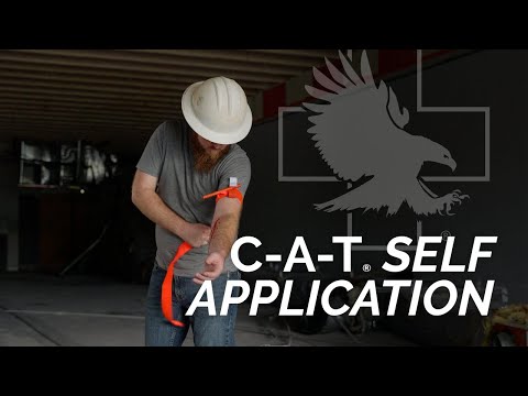 C-A-T (Combat Application Tourniquet), Black / Orange
